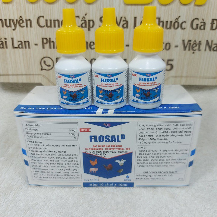 Flosal D (khò khè - xỗ mũi) - COMBO 5 LỌ