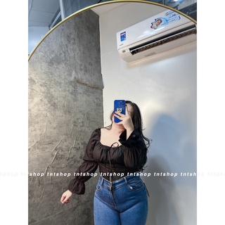 ÁO CROPTOP KHOÉT NGỰC CỘT 2 KIỂU [TNT SHOP BIGSIZE 60KG 90KG]