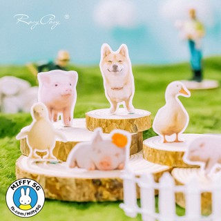 Bộ 18 sticker THÚ CƯNG CỦA ROSY POSY