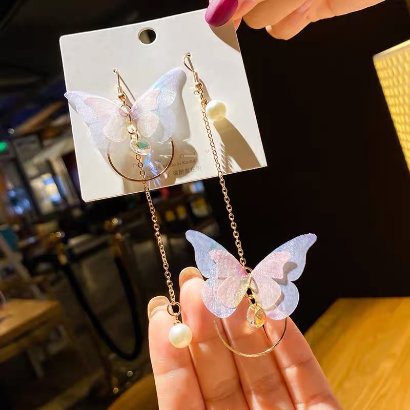 Khuyên tai dáng dài nữ tính cổ trang - Maben