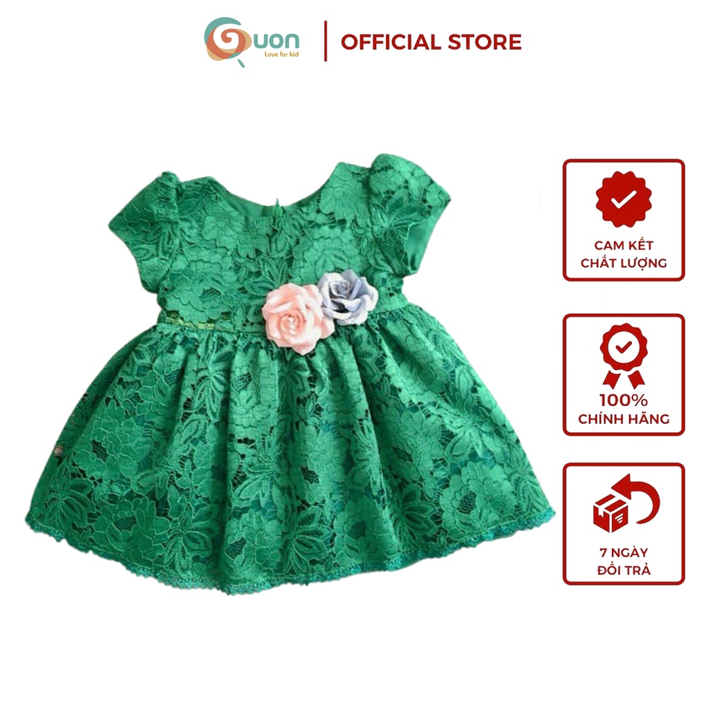 Đầm công chúa bé gái từ 6 - 15kg vải ren cao cấp Sunny nhí - GUON