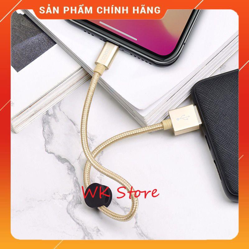 Cáp sạc nhanh 25cm Hoco X35 (iphone,Type C,Micro) chính hãng