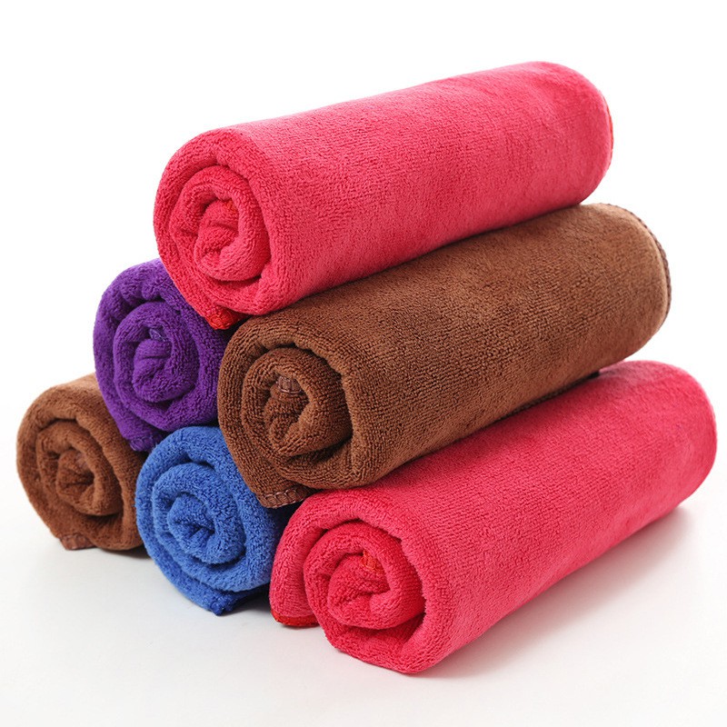 Khăn Gội Đầu Đa Năng Microfiber Spa Cao Cấp DN01 35x75cm Siêu Thấm Hút Mềm Mịn - Nhận Thêu Logo Thương Hiệu