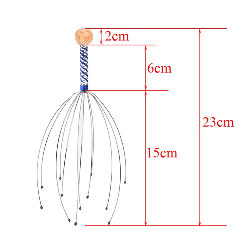 Bộ 2 Dụng Cụ Mát Xa Thư Giãn Cổ / Đầu / Lưng / Cổ / Vùng Da Bạch Tuộc