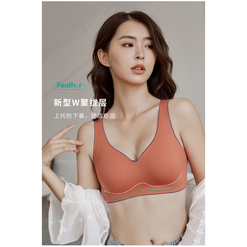Áo lót nâng ngực thể thao không đường may chống trượt thời trang cho nữ