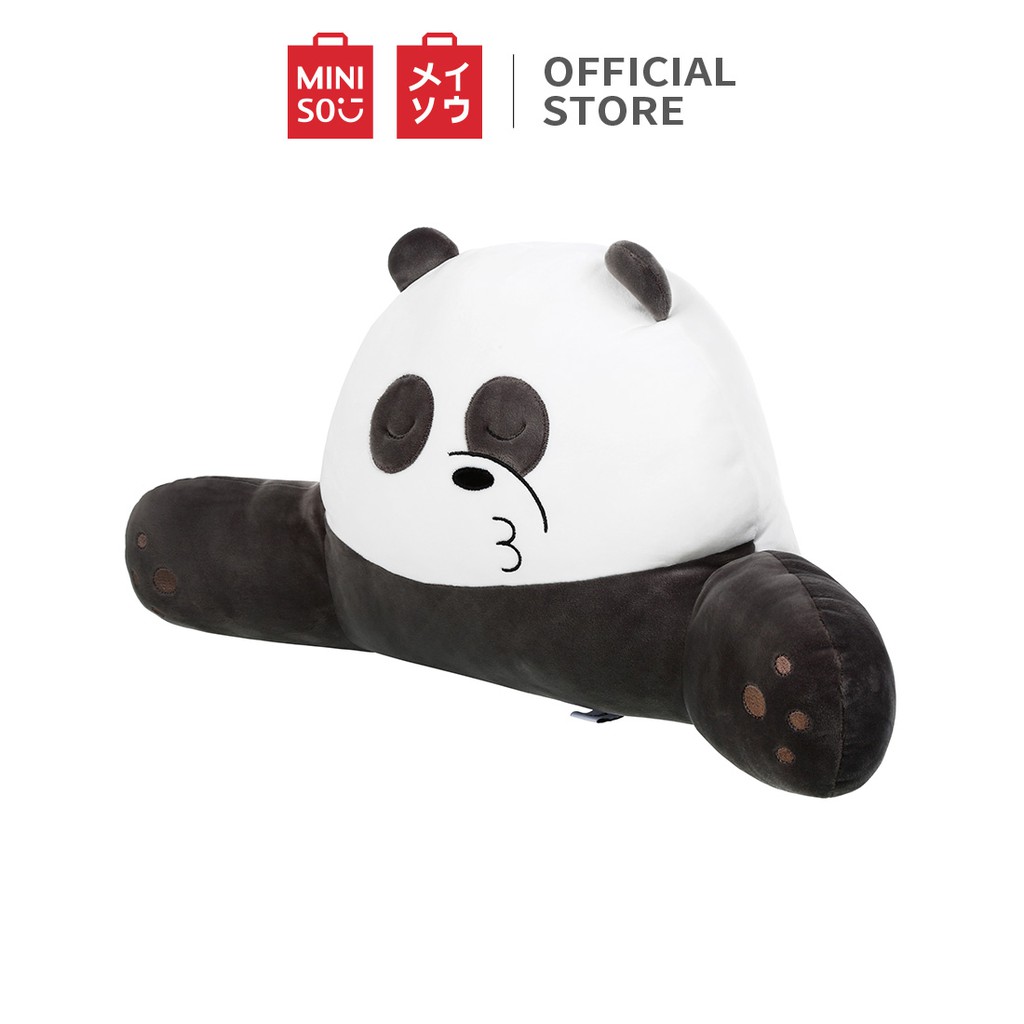 Gối Tựa Lưng Miniso We Bare Bears Pillow (Grizzly) - Hàng chính hãng 328g