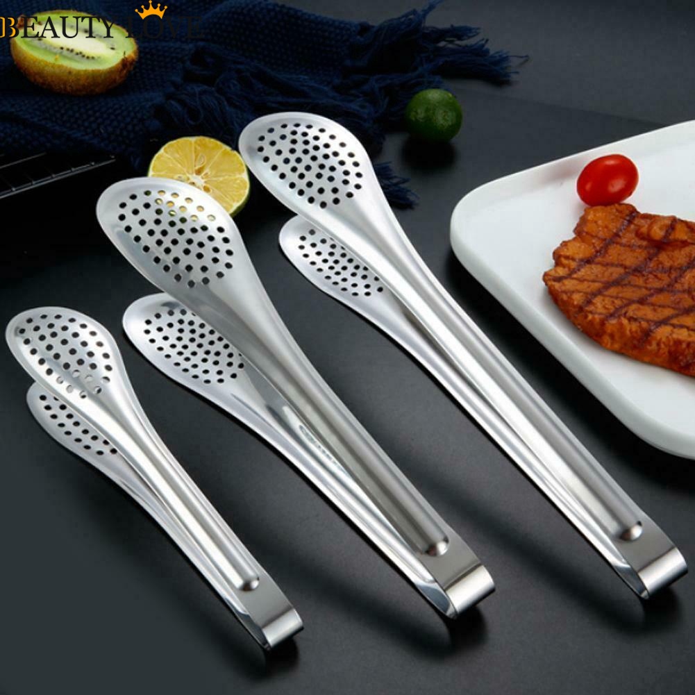 Kẹp Gắp Thức Ăn Bằng Thép Không Gỉ / Kẹp Gắp Thức Ăn Không Độc Hại Đa Năng