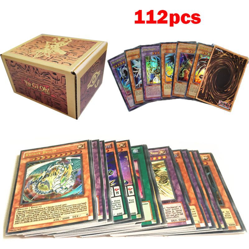 112 Cái Anime Yu-Gi-Oh! Bộ Thẻ Bài yugioh Ảo Thuật Dành Cho Trẻ Em