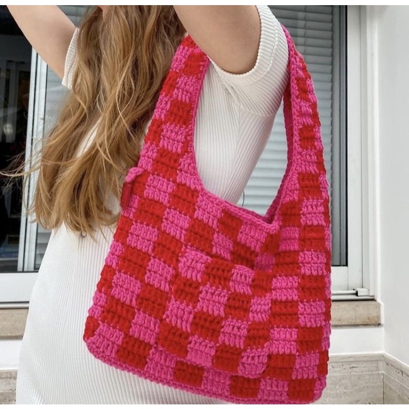 Túi len caro handmade ⚡️FREESHIP⚡️