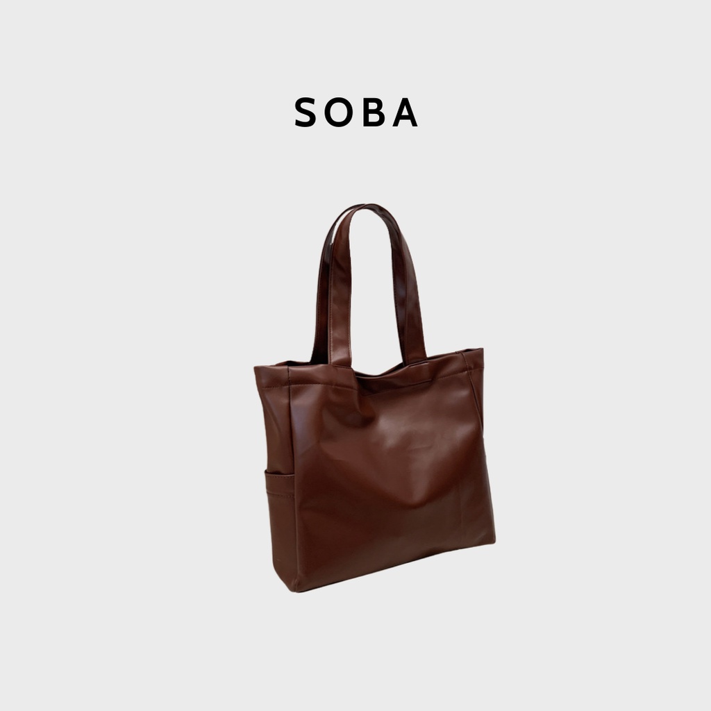 Túi Tote Da cho Nữ phong cách vintage sobabag TT05 sobabag