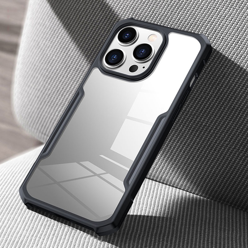 Ốp lưng XUNDD iPhone 14 / 14 Pro / 14 Pro Max Mặt lưng trong, Viền TPU, Chống sốc