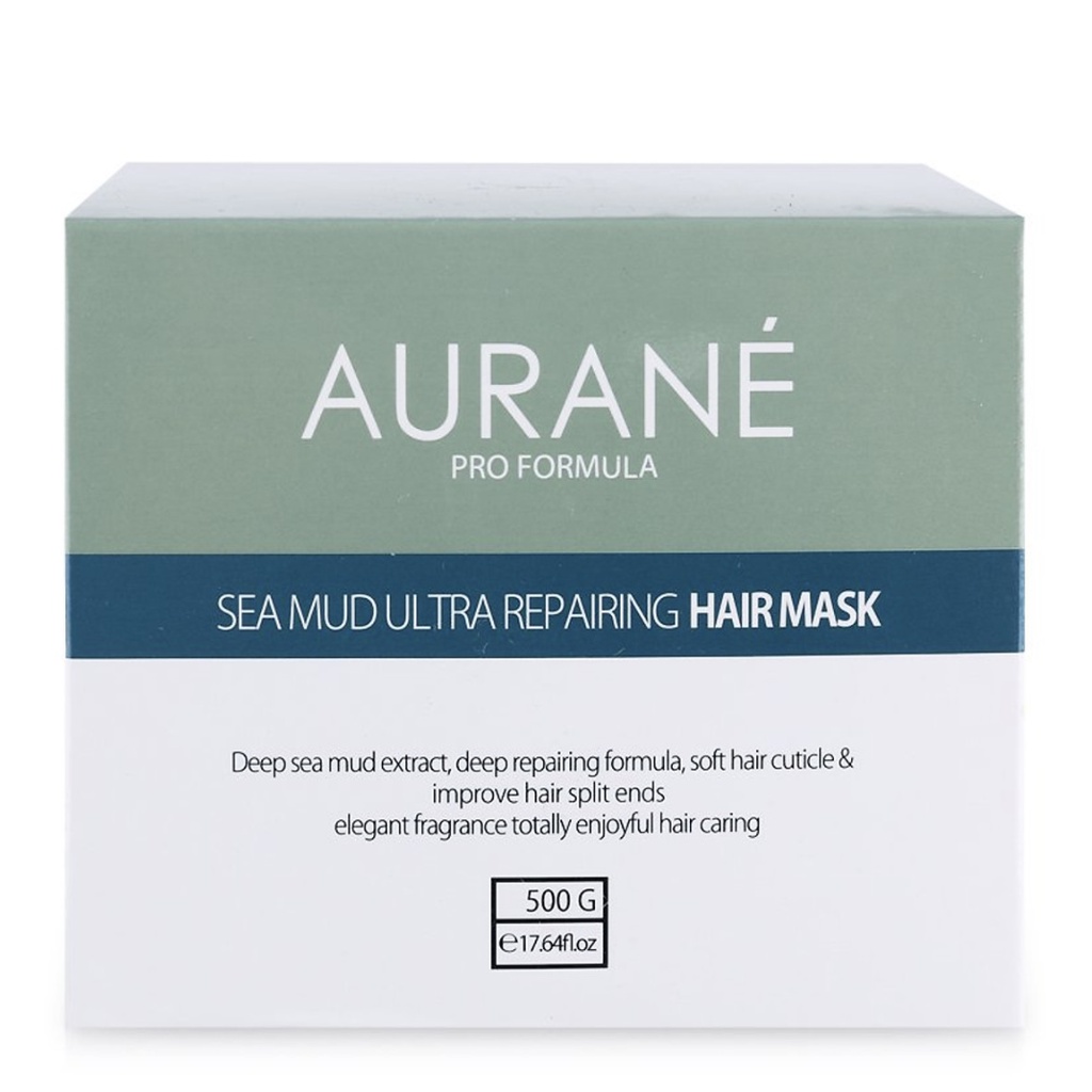 Hấp Dầu Dưỡng Màu Tóc Nhuộm Aurane Sea Mud Ultra Repairing Mask 500ml