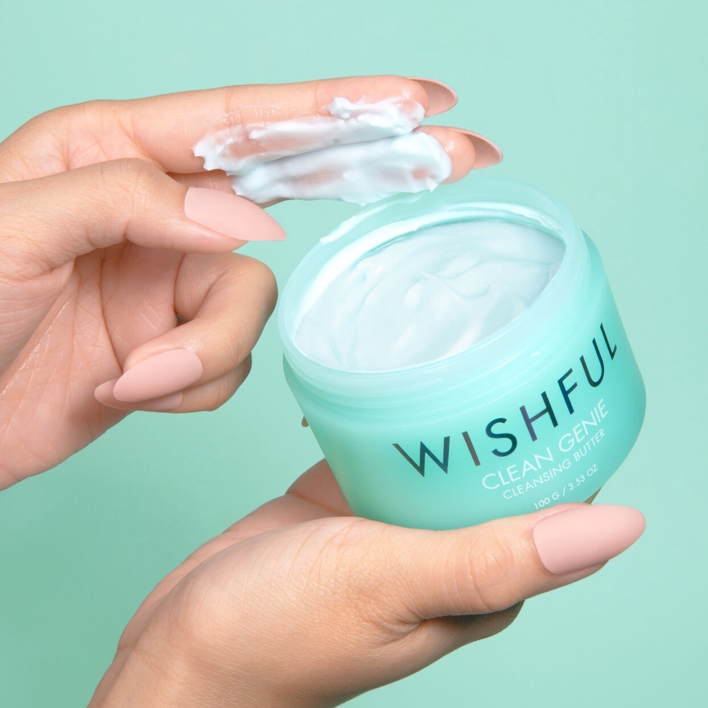 Wishful bơ tẩy trang 35$ dưỡng da clean genie cleansing butter boxycharm