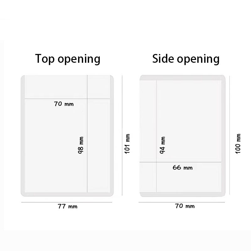 5/10pcs Vỏ Bọc Thẻ 35PT Dày Dặn Có Lỗ Trong Suốt Dùng Chơi Game DIY Giá Đỡ toploader