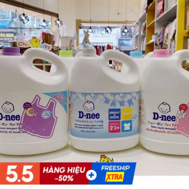 [ HÀ NỘI ] Nước giặt Dnee Thái Lan chuẩn tem Đại Thịnh can to 3000ml