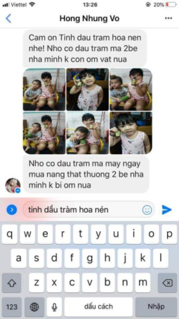 Dầu Tràm Hoa Nén MaMa 50ml