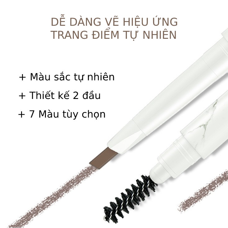 Bút kẻ mày 2 đầu Lameila không thấm nước và mồ hôi [CHÍNH HÃNG] | BigBuy360 - bigbuy360.vn
