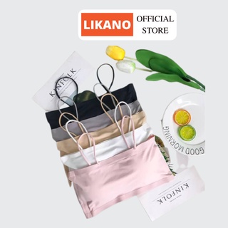 Áo bra đúc su quây 2 dây chất mát lịm loại tốt LIKANO BRA14