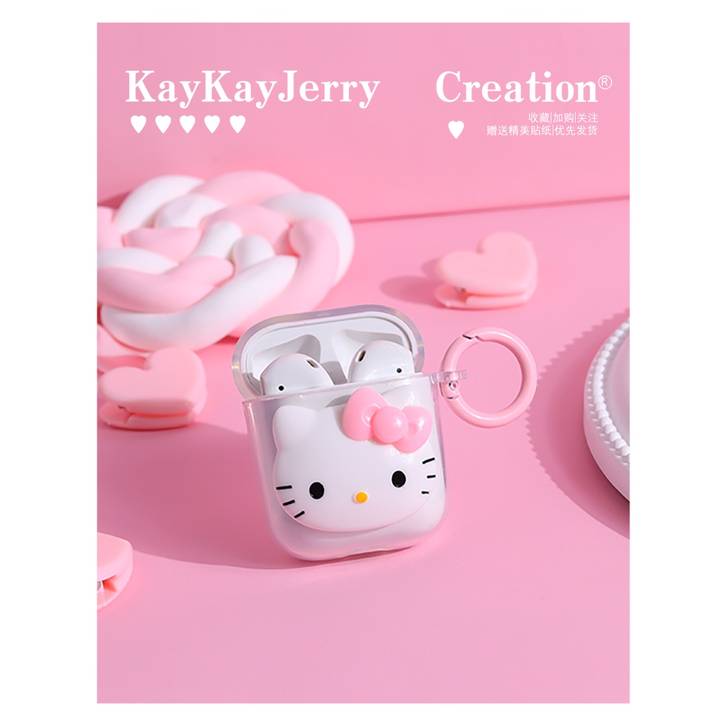 Vỏ Bảo Vệ Hộp Sạc Tai Nghe compatible for airpods 1/2 Pro 4 3 2021 i12 Kèm Dây Đeo