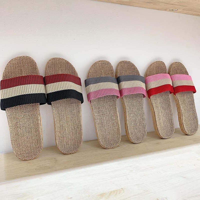 Dép cói Ngang Nhiều Màu Đế Mềm Shoes Paradise dép đi chơi,văn phong,trong nhà