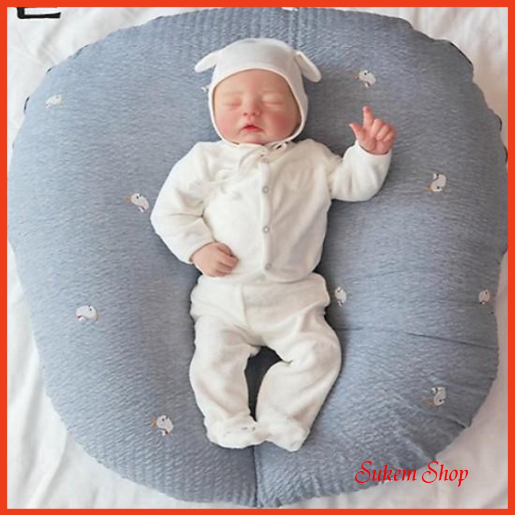 Gối Chống Trào Ngược Rototo bebe/ Gối Cho Bé Nằm Bú Tránh Ọc, Nôn Sữa