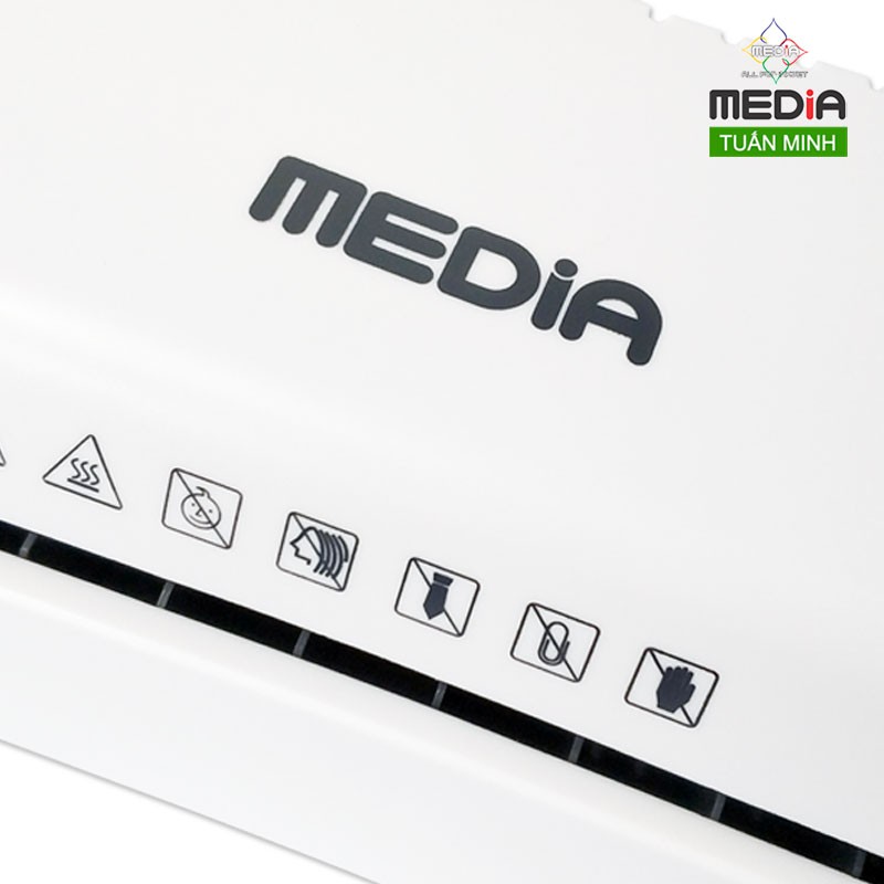 Máy Ép Nhựa Dẻo, Máy Ép Màng Plastic Media MD230 Khổ Ép A4