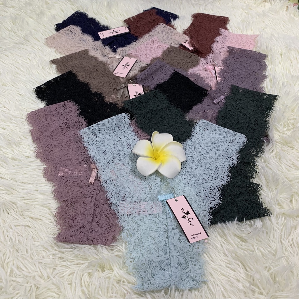 Quần Lót Nữ Ren Lọt Khe đính nơ điệu đà quyến rũ sexy gợi cảm QL8002 (bầu bí nhỏ bon chen)