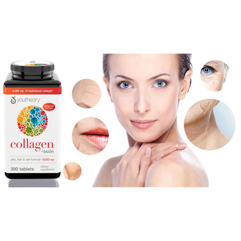 VIÊN UỐNG COLLAGEN YOUTHEORY 390 VIÊN