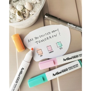 Bút dạ quang Artline EK-660 gam màu Pastel
