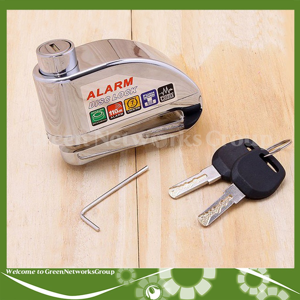 Khóa đĩa cao cấp hú báo động chống trộm dành cho xe máy