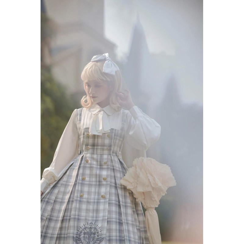 YAS0119-Set váy áo choàng Lolita thám tử hoàng gia