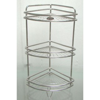 Kệ inox góc ba tầng không rỉ