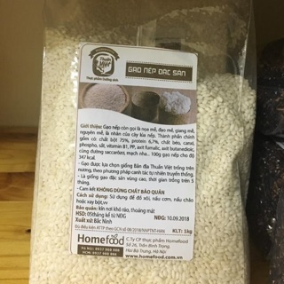 Gạo Nếp Đặc Sản (Homefood) 1,5kg
