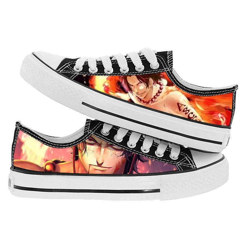 One Piece Canvas Graffiti Anime giày nam | BigBuy360 - bigbuy360.vn