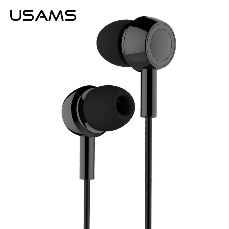 Tai nghe In-Ear Usams EP-12 có Microphone (Đen)