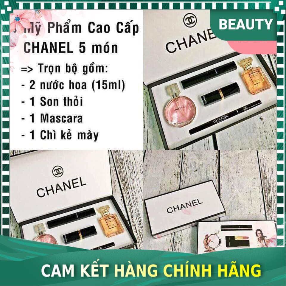 [Chính hãng 100%] Bộ trang điểm Chanel 5 món