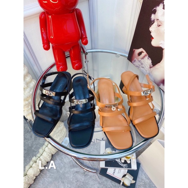 ❄️ HÀNG QUẢNG CHÂU FULLBOX ❄️ Sangdal 2 quai gót vuông 5cm