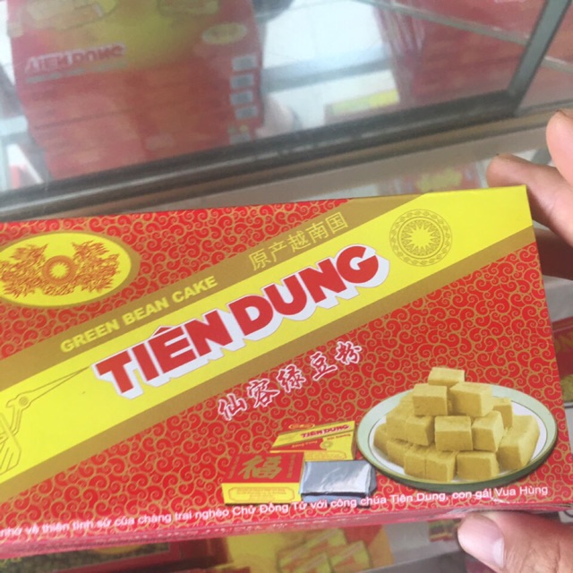 (chính hãng công ty Tiên Dung)Bánh đậu xanh tiên dung rồng vàng 330g❤️freeship❤️hải dương chụp ảnh thật tại TIên Dung