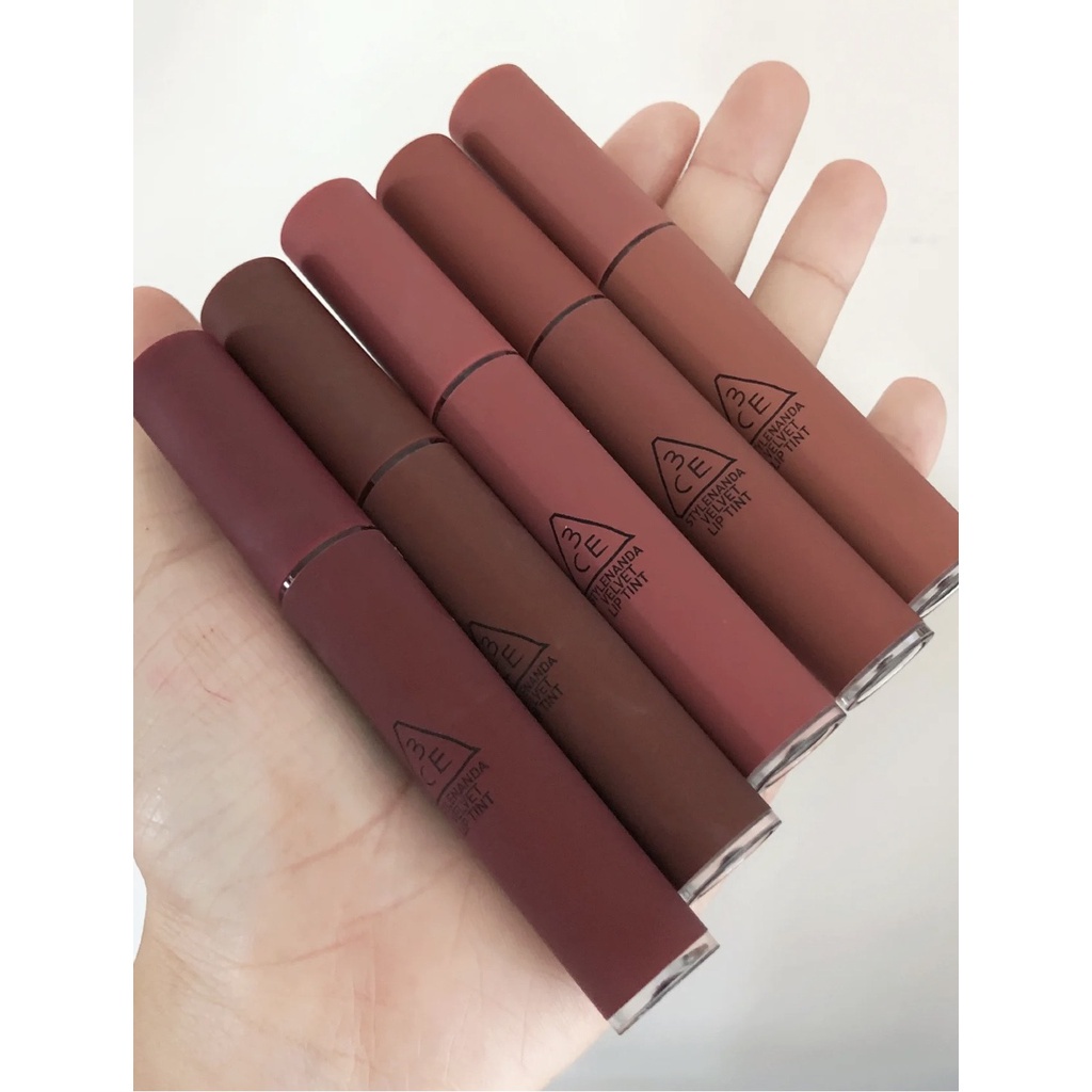 [5 Màu Mới]Son Kem 3CE Velvet Lip Tint