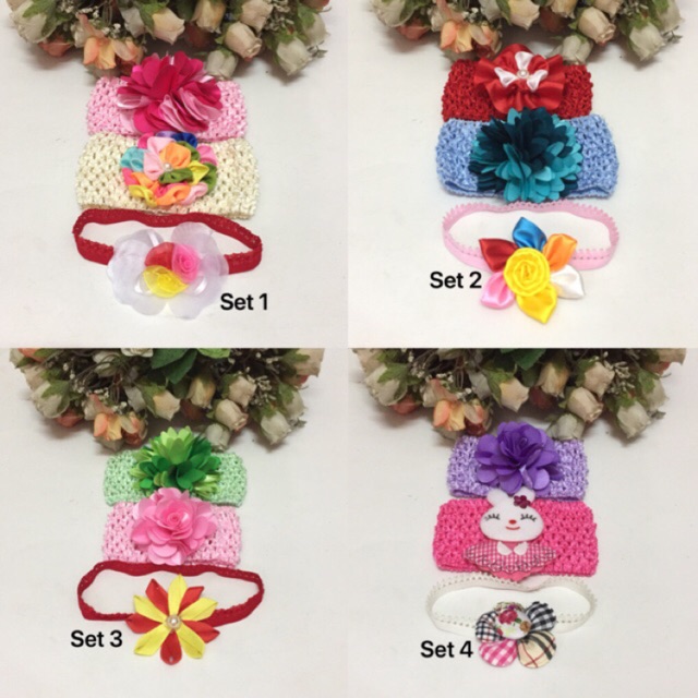 Combo 3 băng đô handmade dành cho bé iu