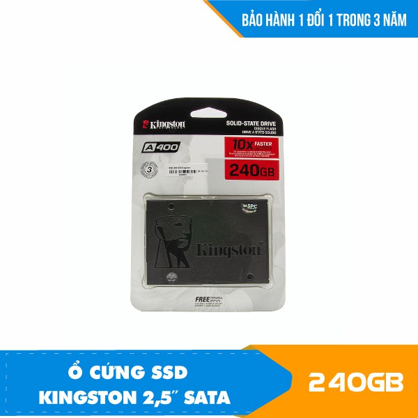 Hàng Chính Hãng - Ổ cứng SSD Kingston 240GB tăng tốc Laptop cực nhanh