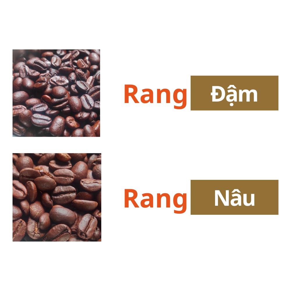 Cà phê Robusta rang đậm xay pha phin pha máy nguyên hạt mộc bao cafe 250 gram Anaro xưởng rang caphe