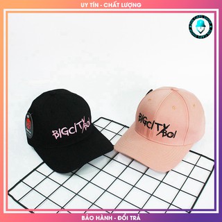 Mũ Lưỡi Trai Nón Kết BIGCITYBOI Binz Đen Hồng Phấn