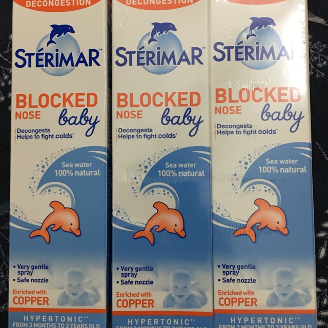Xịt muối biển kháng viêm Sterimar 100ml
