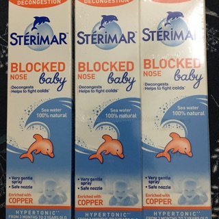 Xịt muối biển kháng viêm Sterimar 100ml