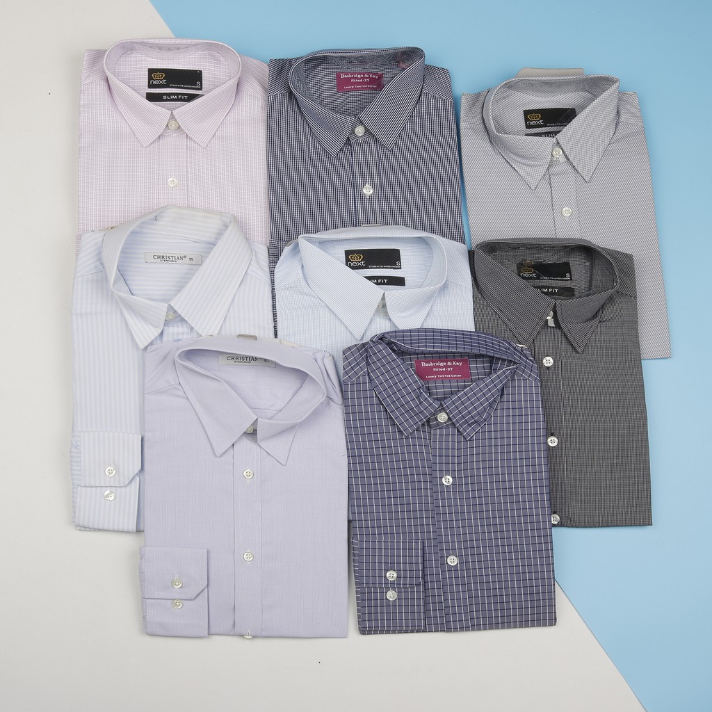 Thanh lý sơ mi nam công sở hàng VNXK size S