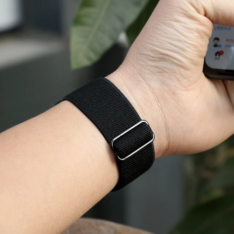 Dây Đồng Hồ Đeo Tay Solo Dây Bện Cho Đồng Hồ Thông Minh Apple Watch Iwatch Series 1 2 3 4 5 6 SE 38mm 40mm 42mm 44mm Series 7 41mm 45mm
