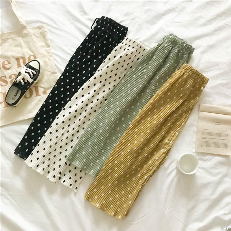 Chân váy dài họa tiết chấm bi thời trang cho nữ | BigBuy360 - bigbuy360.vn