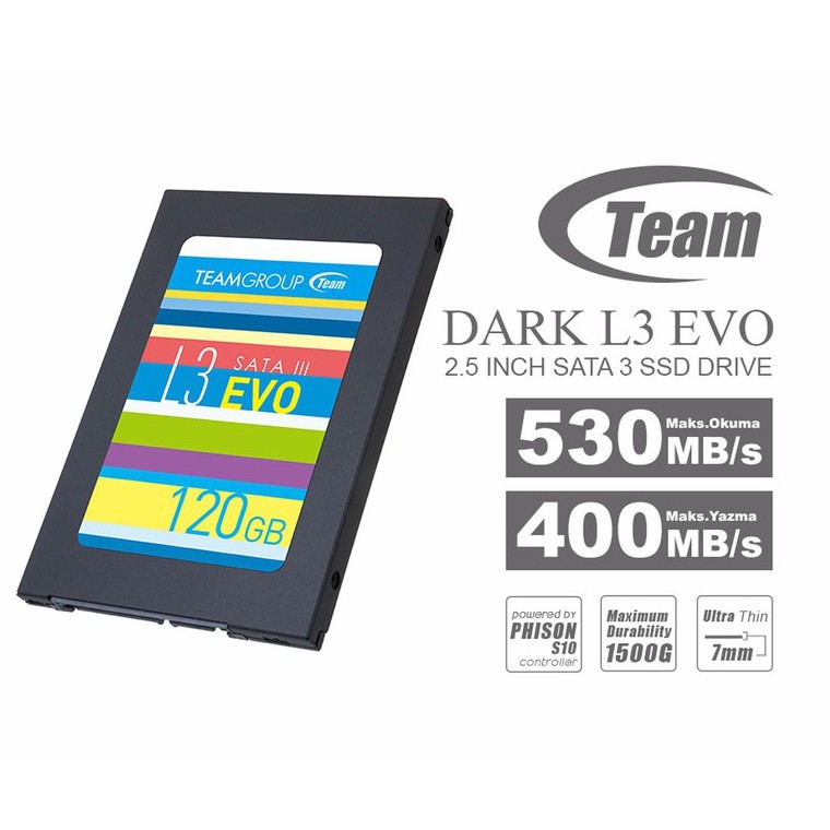 Ổ CỨNG SSD TEAM L3 LITE EVO 120GB 2.5 SATA 3