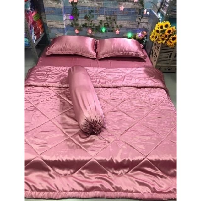 Trọn bộ ga phi lụa cao cấp 4món